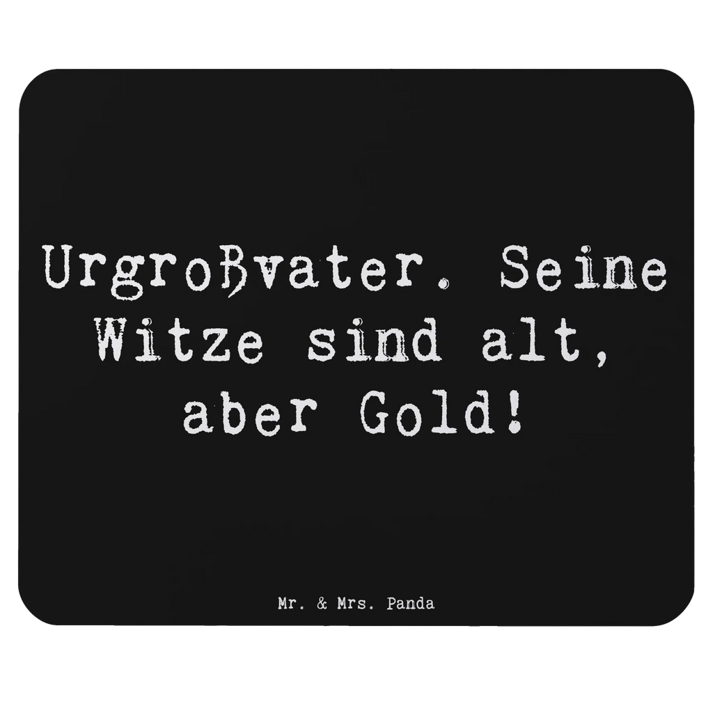 Mouse mat Saying Urgroßvater. Seine Witze sind alt, aber Gold! Mousepad, Computer zubehör, Büroausstattung, PC Zubehör, Arbeitszimmer, Mauspad, Einzigartiges Mauspad, Designer Mauspad, Mausunterlage, Mauspad Büro, Familie, Vatertag, Muttertag, Bruder, Schwester, Mama, Papa, Oma, Opa