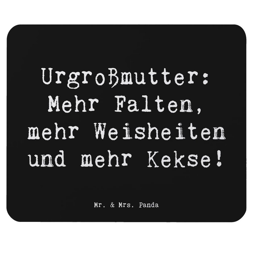 Mouse mat Saying Urgroßmutter: Mehr Falten, mehr Weisheiten und mehr Kekse! Mousepad, Computer zubehör, Büroausstattung, PC Zubehör, Arbeitszimmer, Mauspad, Einzigartiges Mauspad, Designer Mauspad, Mausunterlage, Mauspad Büro, Familie, Vatertag, Muttertag, Bruder, Schwester, Mama, Papa, Oma, Opa