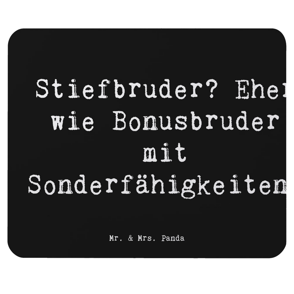 Podkładka pod mysz Przysłowie Stiefbruder? Eher wie Bonusbruder mit Sonderfähigkeiten! Mousepad, Computer zubehör, Büroausstattung, PC Zubehör, Arbeitszimmer, Mauspad, Einzigartiges Mauspad, Designer Mauspad, Mausunterlage, Mauspad Büro, Familie, Vatertag, Muttertag, Bruder, Schwester, Mama, Papa, Oma, Opa