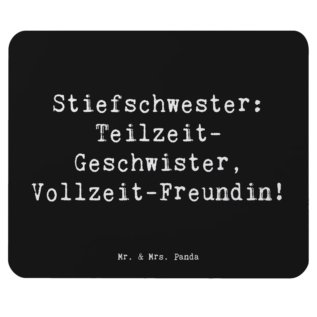 Mauspad Spruch Stiefschwester Freundin Mousepad, Computer zubehör, Büroausstattung, PC Zubehör, Arbeitszimmer, Mauspad, Einzigartiges Mauspad, Designer Mauspad, Mausunterlage, Mauspad Büro, Familie, Vatertag, Muttertag, Bruder, Schwester, Mama, Papa, Oma, Opa