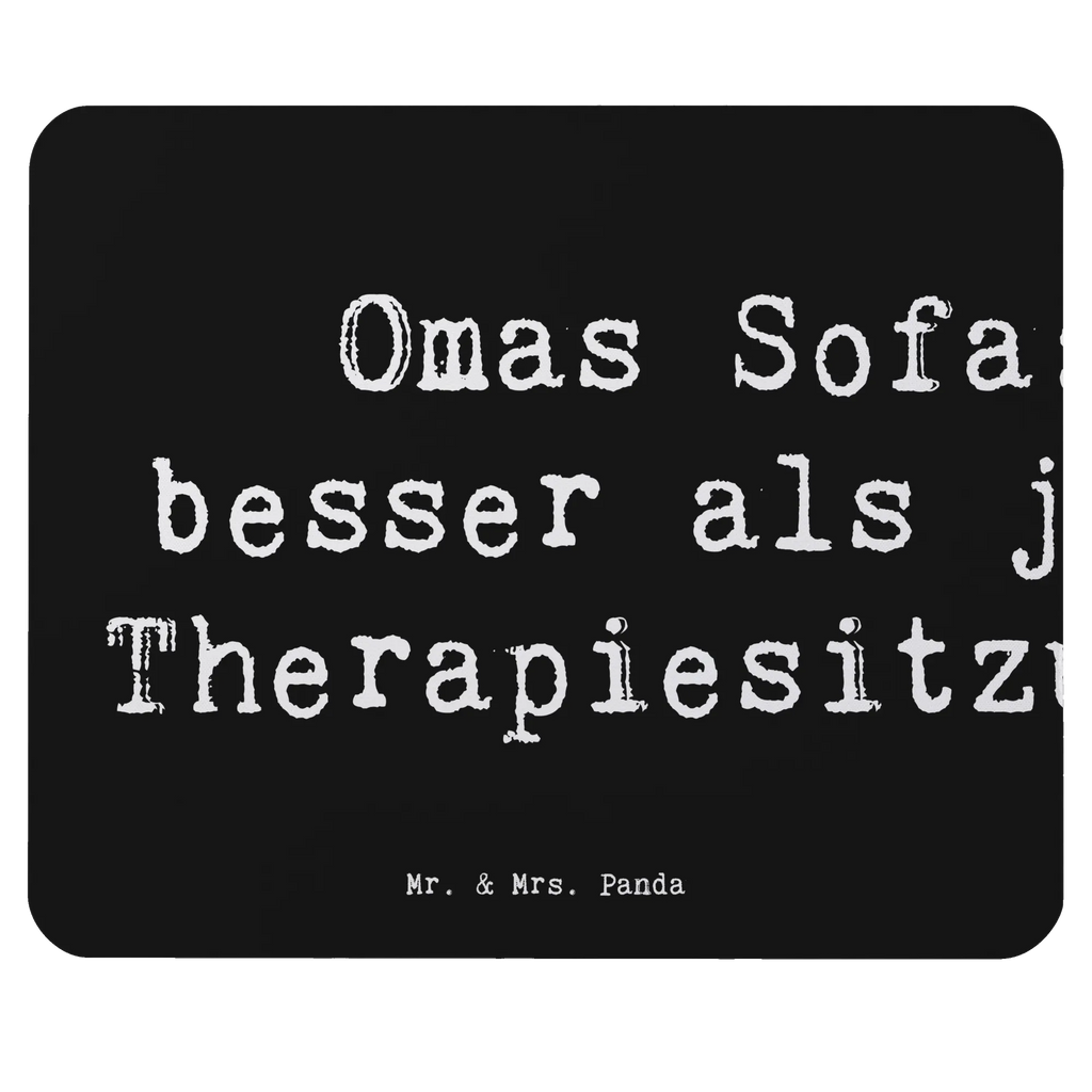 Mouse mat Saying Omas Sofa: besser als jede Therapiesitzung! Mousepad, Computer zubehör, Büroausstattung, PC Zubehör, Arbeitszimmer, Mauspad, Einzigartiges Mauspad, Designer Mauspad, Mausunterlage, Mauspad Büro, Familie, Vatertag, Muttertag, Bruder, Schwester, Mama, Papa, Oma, Opa