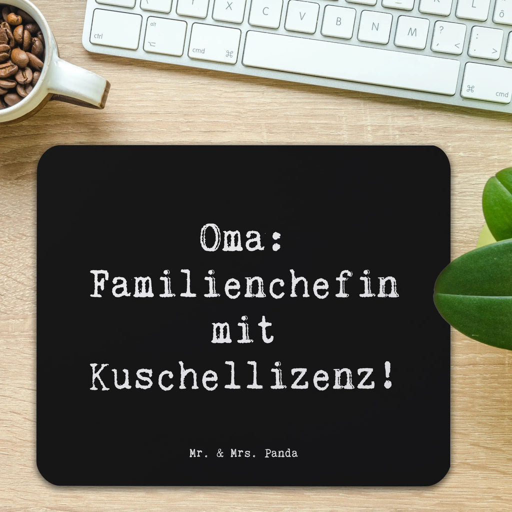 Mauspad Spruch Oma Familienchefin Mousepad, Computer zubehör, Büroausstattung, PC Zubehör, Arbeitszimmer, Mauspad, Einzigartiges Mauspad, Designer Mauspad, Mausunterlage, Mauspad Büro, Familie, Vatertag, Muttertag, Bruder, Schwester, Mama, Papa, Oma, Opa