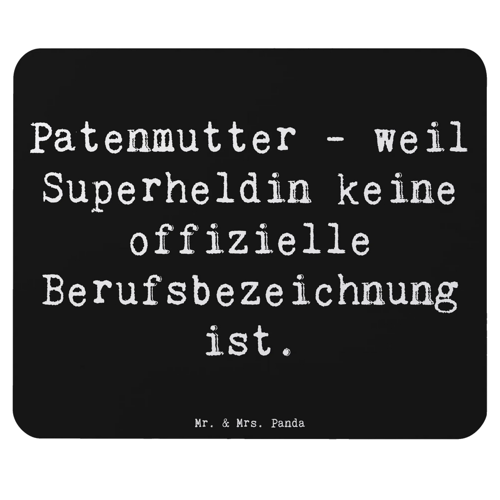 Mouse mat Saying Patenmutter - weil Superheldin keine offizielle Berufsbezeichnung ist. Mousepad, Computer zubehör, Büroausstattung, PC Zubehör, Arbeitszimmer, Mauspad, Einzigartiges Mauspad, Designer Mauspad, Mausunterlage, Mauspad Büro, Familie, Vatertag, Muttertag, Bruder, Schwester, Mama, Papa, Oma, Opa