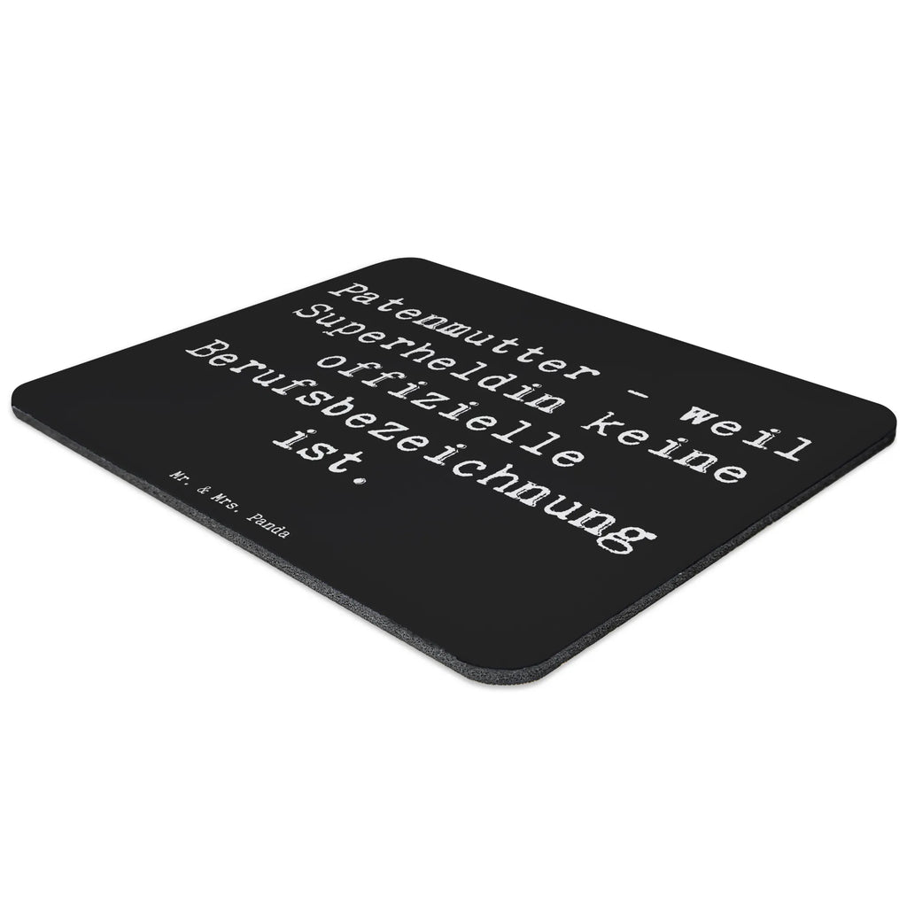 Mouse mat Saying Patenmutter - weil Superheldin keine offizielle Berufsbezeichnung ist. Mousepad, Computer zubehör, Büroausstattung, PC Zubehör, Arbeitszimmer, Mauspad, Einzigartiges Mauspad, Designer Mauspad, Mausunterlage, Mauspad Büro, Familie, Vatertag, Muttertag, Bruder, Schwester, Mama, Papa, Oma, Opa