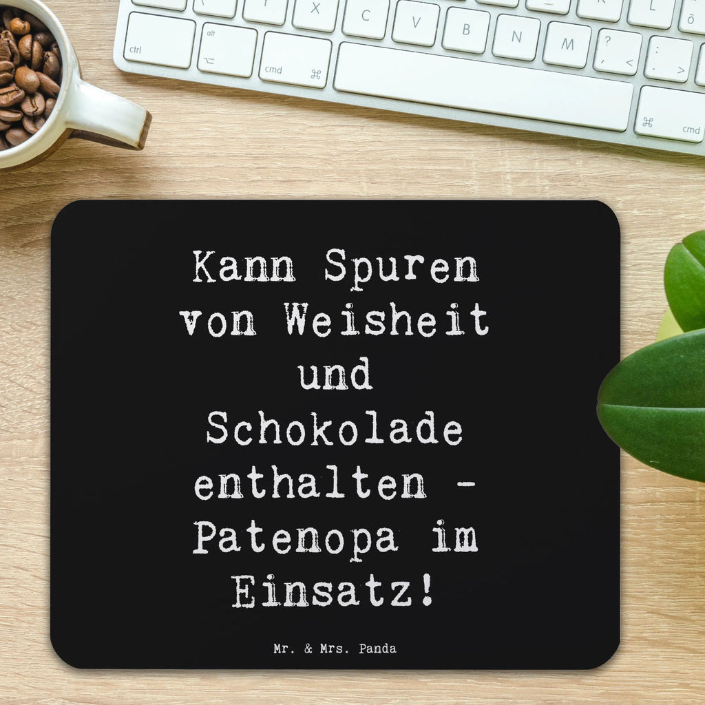Mouse mat Saying Kann Spuren von Weisheit und Schokolade enthalten - Patenopa im Einsatz! pc mausunterlage, Mausmatte, pc mousepad, gummi mauspad, mauspad laptop, computer mauspad, Mouse Pad, computermatte, pc mauspad, Mauspad, notebook mauspad, Mousepad, mauspad pc, Mausunterlage, laptop mauspad, computer mousepad, mousematte, mausteppich, laptop mousepad, Oma, Vatertag, Papa, Schwester, Bruder, Muttertag, Opa, Familie, Mama