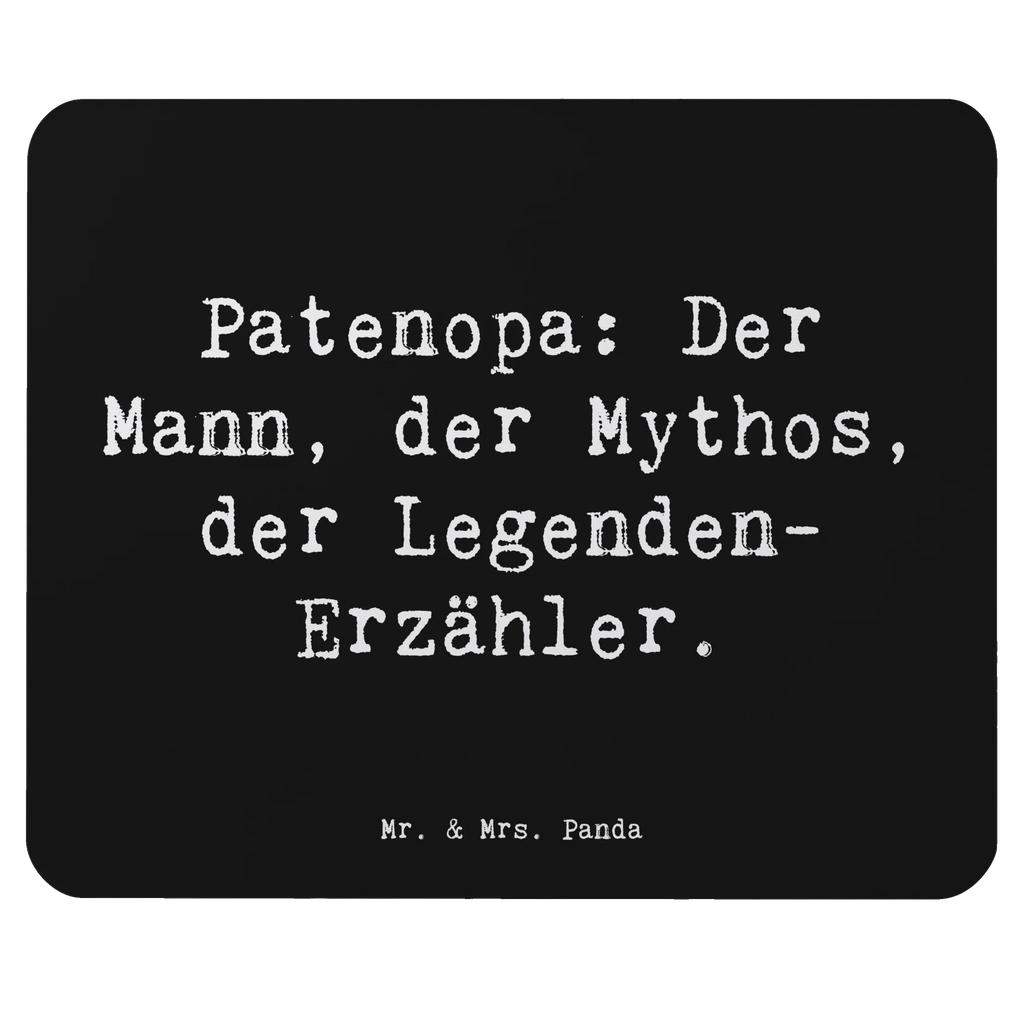 Mouse mat Saying Patenopa: Der Mann, der Mythos, der Legenden-Erzähler. Mousepad, Computer zubehör, Büroausstattung, PC Zubehör, Arbeitszimmer, Mauspad, Einzigartiges Mauspad, Designer Mauspad, Mausunterlage, Mauspad Büro, Familie, Vatertag, Muttertag, Bruder, Schwester, Mama, Papa, Oma, Opa