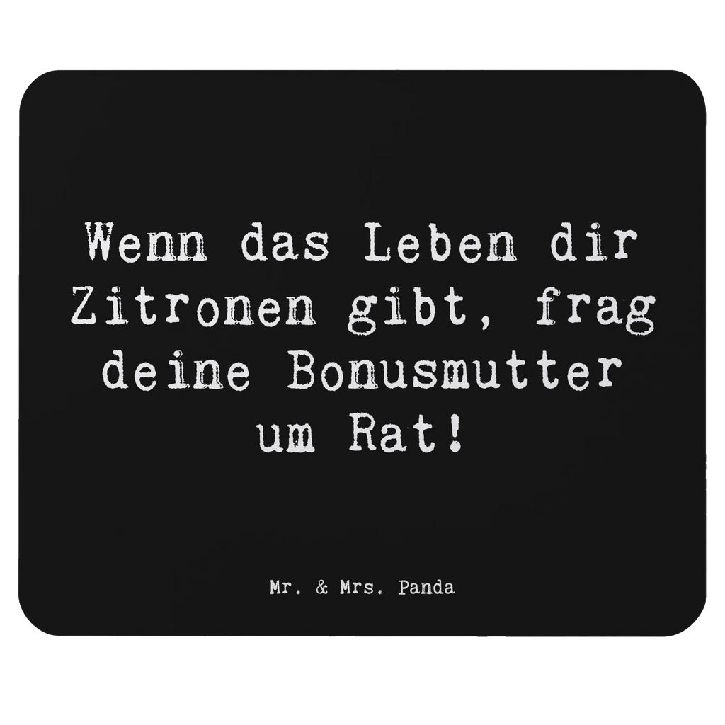 Mouse mat Saying Wenn das Leben dir Zitronen gibt, frag deine Bonusmutter um Rat! Mousepad, Computer zubehör, Büroausstattung, PC Zubehör, Arbeitszimmer, Mauspad, Einzigartiges Mauspad, Designer Mauspad, Mausunterlage, Mauspad Büro, Familie, Vatertag, Muttertag, Bruder, Schwester, Mama, Papa, Oma, Opa