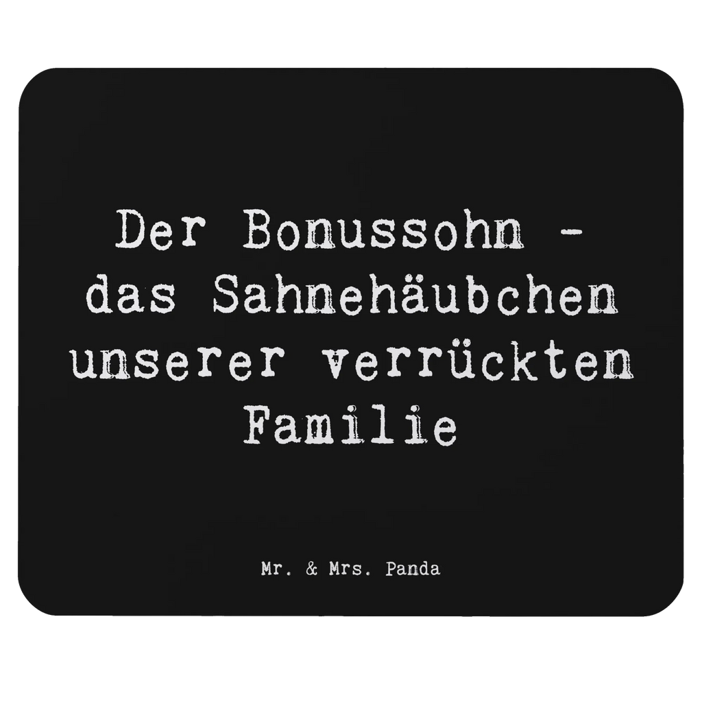 Mouse mat Saying Der Bonussohn - das Sahnehäubchen unserer verrückten Familie Mousepad, Computer zubehör, Büroausstattung, PC Zubehör, Arbeitszimmer, Mauspad, Einzigartiges Mauspad, Designer Mauspad, Mausunterlage, Mauspad Büro, Familie, Vatertag, Muttertag, Bruder, Schwester, Mama, Papa, Oma, Opa