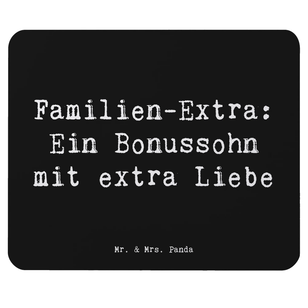 Mouse mat Saying Familien-Extra: Ein Bonussohn mit extra Liebe Mousepad, Computer zubehör, Büroausstattung, PC Zubehör, Arbeitszimmer, Mauspad, Einzigartiges Mauspad, Designer Mauspad, Mausunterlage, Mauspad Büro, Familie, Vatertag, Muttertag, Bruder, Schwester, Mama, Papa, Oma, Opa