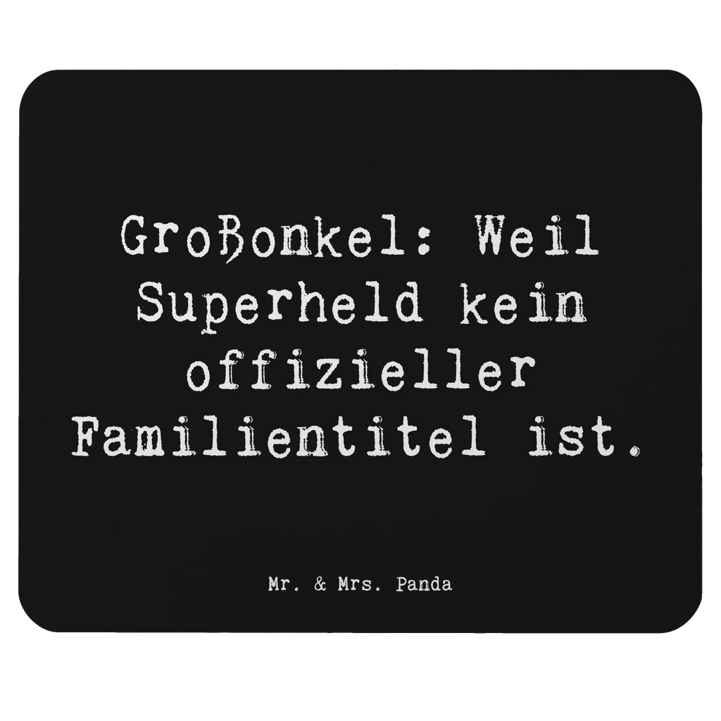Podkładka pod mysz Przysłowie Großonkel: Weil Superheld kein offizieller Familientitel ist. Mousepad, Computer zubehör, Büroausstattung, PC Zubehör, Arbeitszimmer, Mauspad, Einzigartiges Mauspad, Designer Mauspad, Mausunterlage, Mauspad Büro, Familie, Vatertag, Muttertag, Bruder, Schwester, Mama, Papa, Oma, Opa