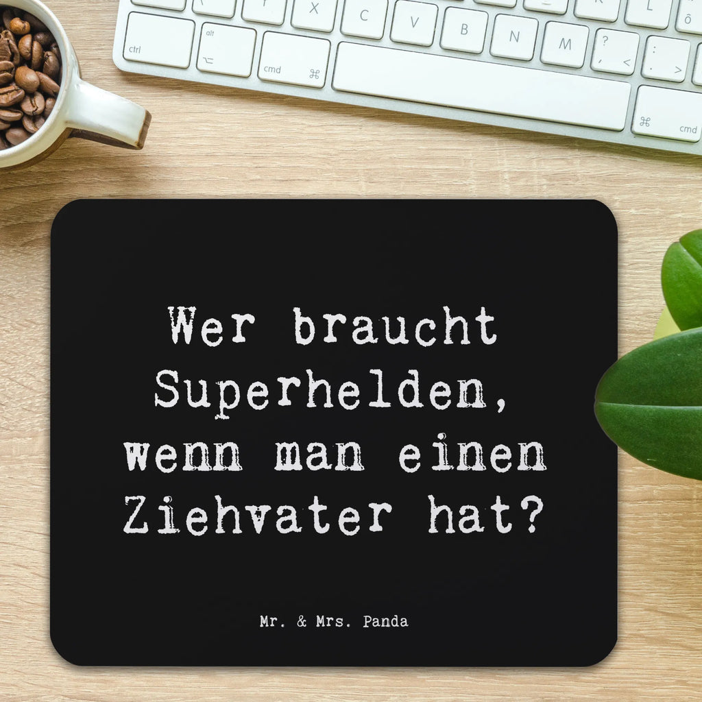 Mauspad Spruch Ziehvater Held Mousepad, Computer zubehör, Büroausstattung, PC Zubehör, Arbeitszimmer, Mauspad, Einzigartiges Mauspad, Designer Mauspad, Mausunterlage, Mauspad Büro, Familie, Vatertag, Muttertag, Bruder, Schwester, Mama, Papa, Oma, Opa