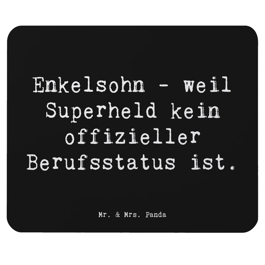 Podkładka pod mysz Przysłowie Enkelsohn - weil Superheld kein offizieller Berufsstatus ist. Mousepad, Computer zubehör, Büroausstattung, PC Zubehör, Arbeitszimmer, Mauspad, Einzigartiges Mauspad, Designer Mauspad, Mausunterlage, Mauspad Büro, Familie, Vatertag, Muttertag, Bruder, Schwester, Mama, Papa, Oma, Opa