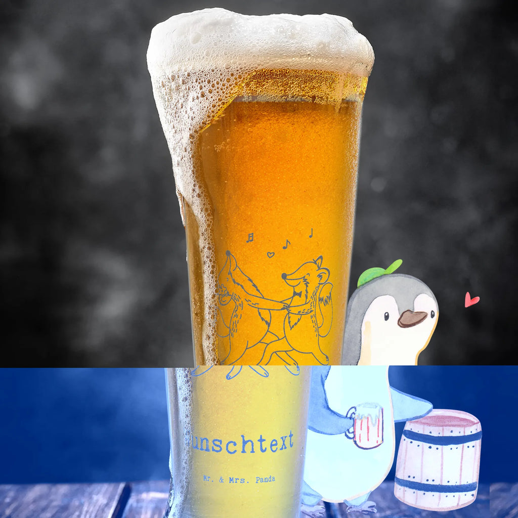 Customizable Wheat Glass foxes dancing salsa Gift, sport, hobby, giving, thank you, award, profit, athlete, dance class, dancing, dancing salsa, dance school