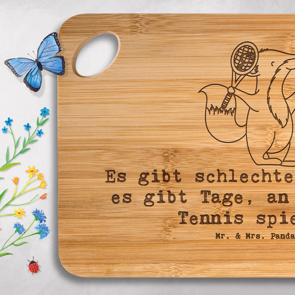 Bamboo chopping board Fox play tennis wood, kitchen, bamboo, robust, cutting block, slices, engraving, solid, carving board, breakfast, nature, dulcimer, breakfast board, board, cutting board, kitchen board, Gift, sport, hobby, giving, thank you, award, profit, athlete, tennis tournament, tennis club, ball sport, Playing tennis