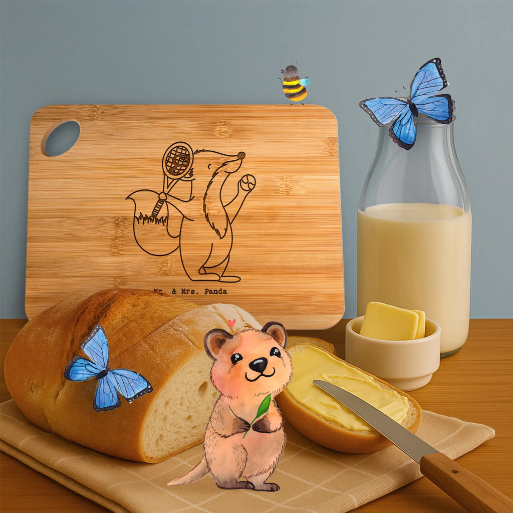 Bamboo chopping board Fox play tennis wood, kitchen, bamboo, robust, cutting block, slices, engraving, solid, carving board, breakfast, nature, dulcimer, breakfast board, board, cutting board, kitchen board, Gift, sport, hobby, giving, thank you, award, profit, athlete, tennis tournament, tennis club, ball sport, Playing tennis