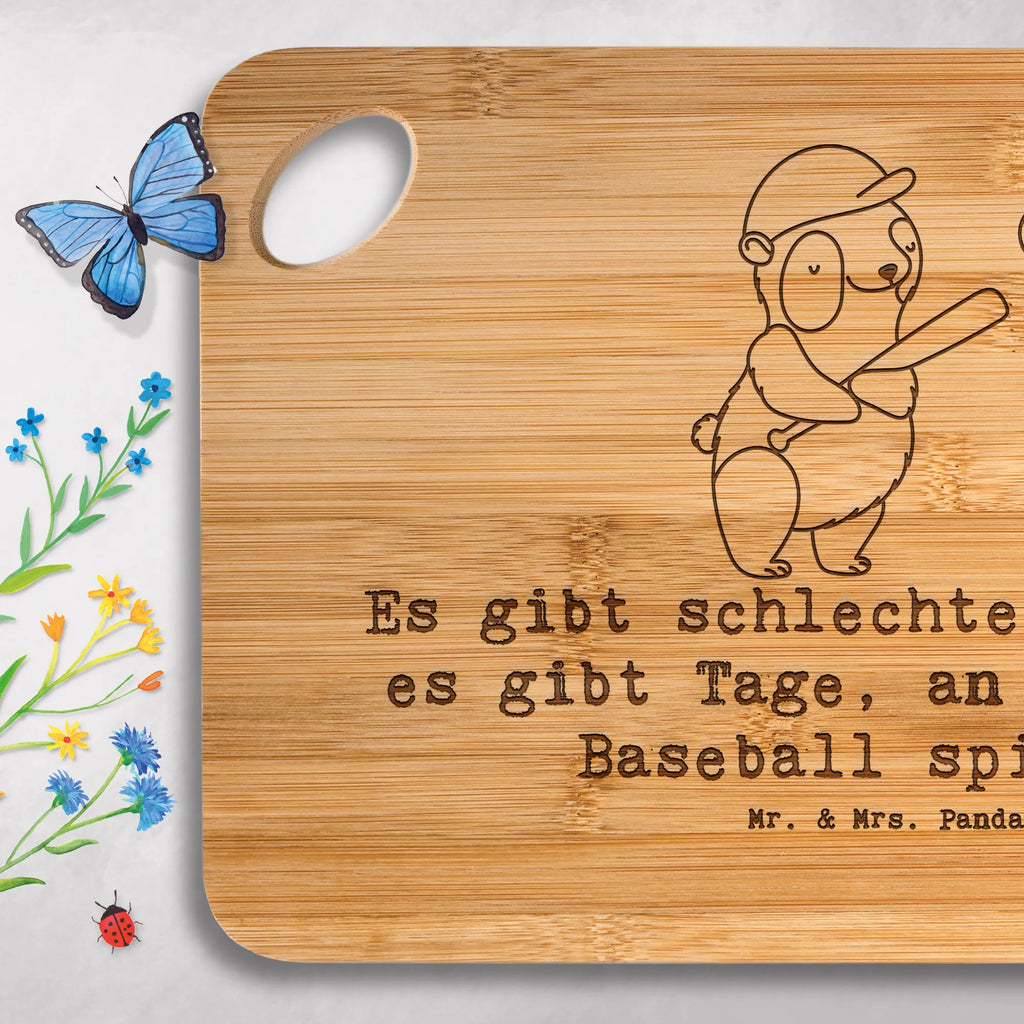 Frühstücksbrett Panda Baseball spielen Frühstücksbrett, Küchenbrett, Holzbrett, Brett, Servierbrett, Schneidebrett, Hackbrett, Holzbrettchen, Geschenk, Sport, Sportart, Hobby, Schenken, Danke, Dankeschön, Auszeichnung, Gewinn, Sportler, Baseball Spielen, Baseballverein, Baseball Match, Baseball spielen, Ballsport, Baseballplatz