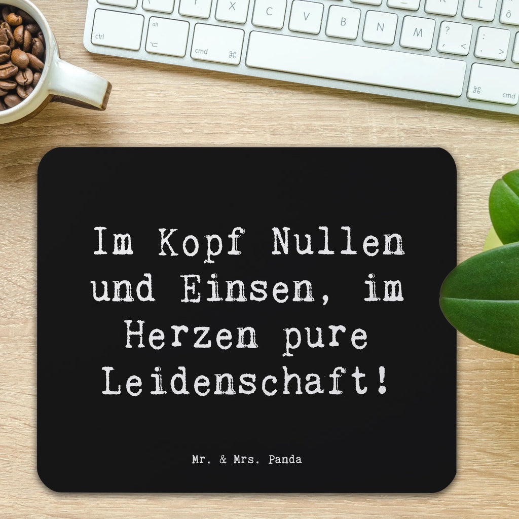 Mouse mat Saying Im Kopf Nullen und Einsen, im Herzen pure Leidenschaft! Mauspad, Mousepad, Designer Mauspad, Computer zubehör, Arbeitszimmer, Mauspad Büro, Mausunterlage, Einzigartiges Mauspad, Büroausstattung, PC Zubehör, Beruf, Ausbildung, Jubiläum, Abschied, Rente, Kollege, Kollegin, Geschenk, Schenken, Arbeitskollege, Mitarbeiter, Firma, Danke, Dankeschön