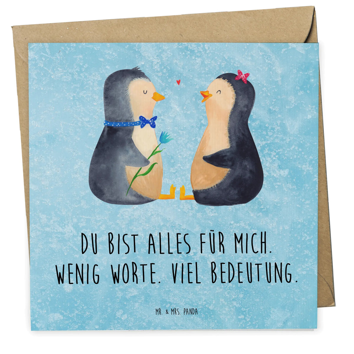 Deluxe Karte Pinguin Pärchen doppelkarte, anlasskarte, Grußkarte, Glückwunschkarte, faltkarte, Klappkarte, Pinguin, Verlobung, Hochzeitstag, Liebespaar, Hochzeitsgeschenk, Große Liebe, Hochzeit, Jahrestag, Liebe, Liebesbeweis, Traumpaar, Pinguine, Liebesgeschenk