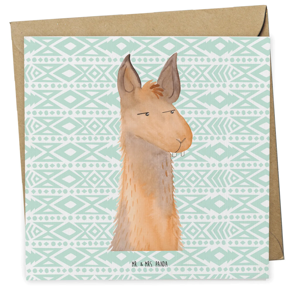 Deluxe Karte Lamakopf Genervt anlasskarte, Glückwunschkarte, Grußkarte, faltkarte, doppelkarte, Klappkarte, Lama, Alpaka, Partnerin, Azubi, Büro, Büroalltag, Beste Freundin, Chef, Recht haben, Freundin, Genervt sein, Chefin, Lamas