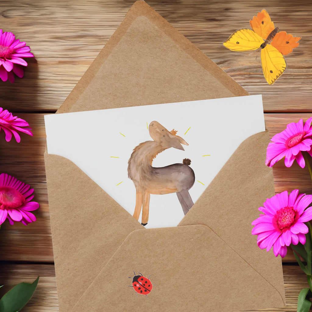 Deluxe Karte Lama Stolz doppelkarte, Glückwunschkarte, faltkarte, Klappkarte, anlasskarte, Grußkarte, Lama, Alpaka, Kumpel, Family, Außenseiter, Freundin, Hippie, Lamas, Beste Freundin, Anders, Neustart, Familie, Stolz, Freundinnen