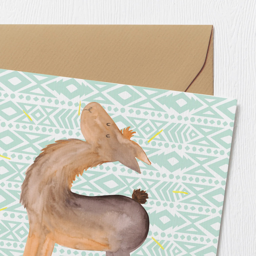 Deluxe Karte Lama Stolz doppelkarte, Glückwunschkarte, faltkarte, Klappkarte, anlasskarte, Grußkarte, Lama, Alpaka, Kumpel, Family, Außenseiter, Freundin, Hippie, Lamas, Beste Freundin, Anders, Neustart, Familie, Stolz, Freundinnen