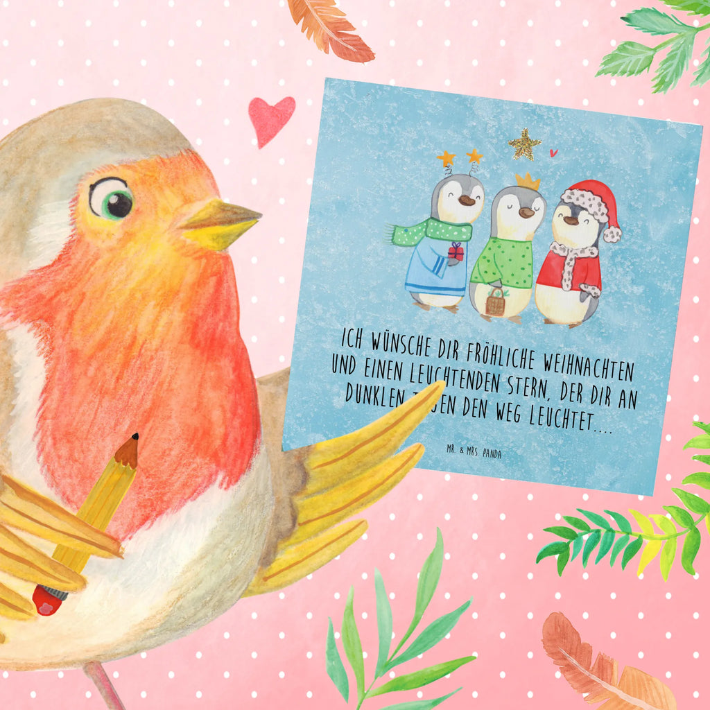 Deluxe Karte Winterzeit Heilige drei Könige Klappkarte, Grußkarte, Glückwunschkarte, anlasskarte, doppelkarte, faltkarte, Wintermotiv, Heiligabend, Advent, Nikolaus, Weihnachtsdeko, Weihnachten, Winter, Weihnachtsmann, Weihnachtstage, Heilige Drei Könige, Weihnachtszeit