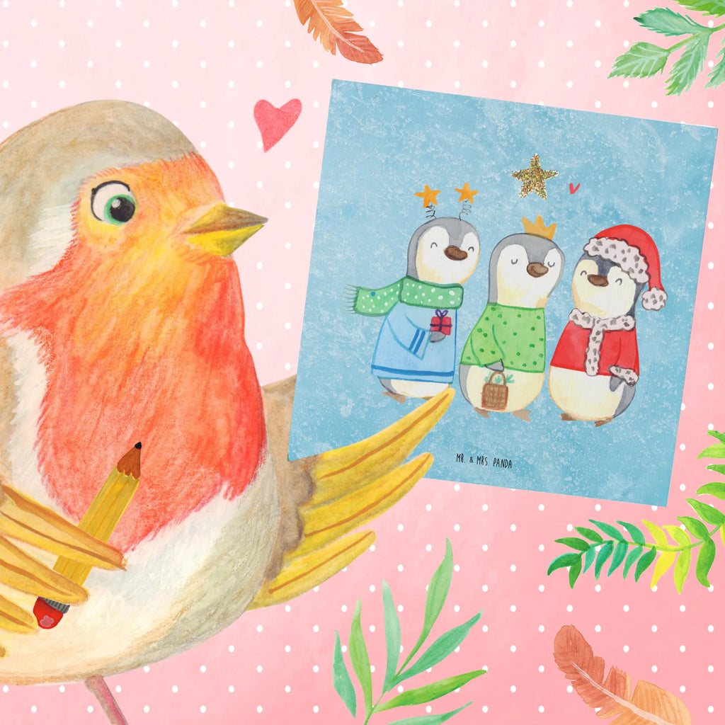 Deluxe Karte Winterzeit Heilige drei Könige Klappkarte, Grußkarte, Glückwunschkarte, anlasskarte, doppelkarte, faltkarte, Wintermotiv, Heiligabend, Advent, Nikolaus, Weihnachtsdeko, Weihnachten, Winter, Weihnachtsmann, Weihnachtstage, Heilige Drei Könige, Weihnachtszeit