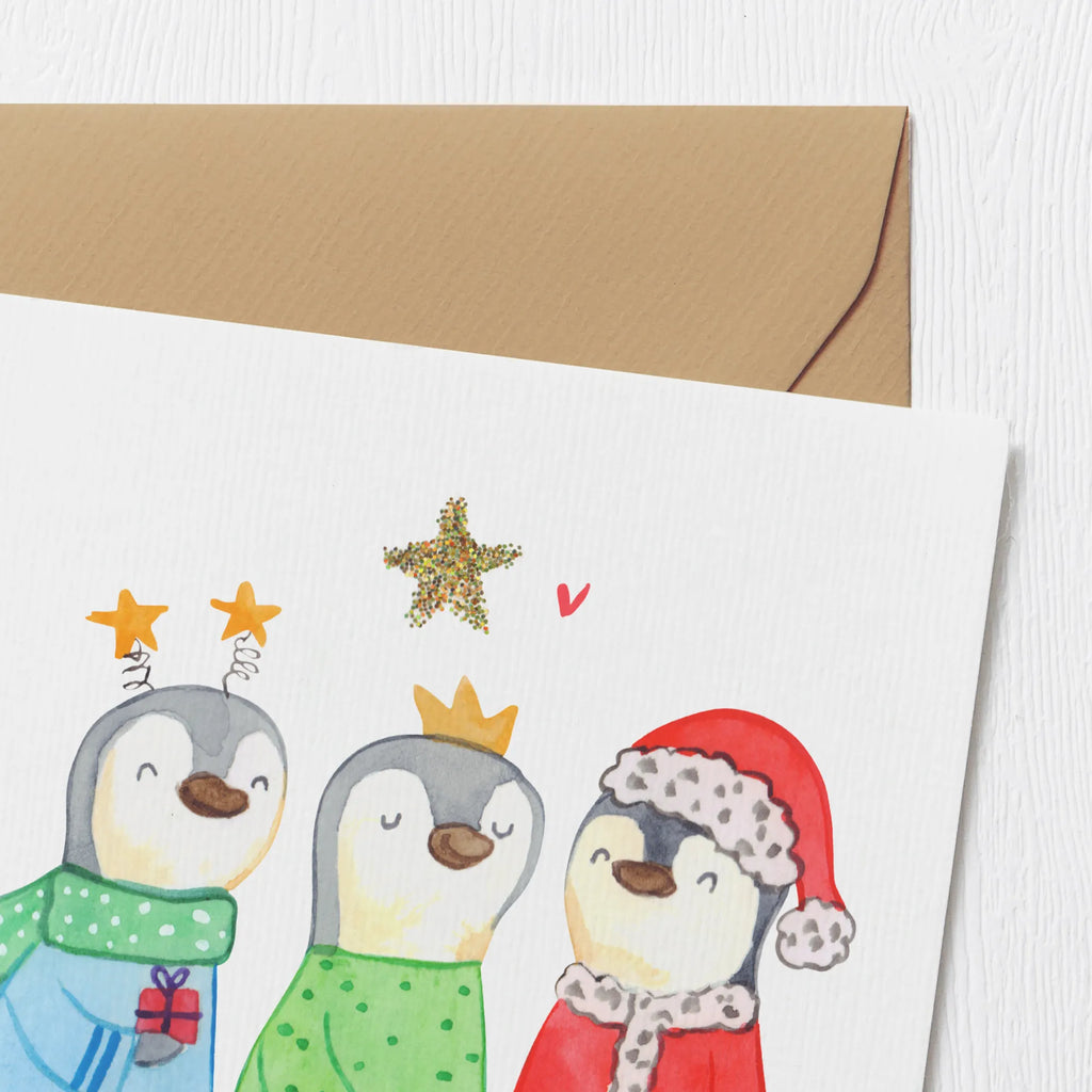 Deluxe Karte Winterzeit Heilige drei Könige Klappkarte, Grußkarte, Glückwunschkarte, anlasskarte, doppelkarte, faltkarte, Wintermotiv, Heiligabend, Advent, Nikolaus, Weihnachtsdeko, Weihnachten, Winter, Weihnachtsmann, Weihnachtstage, Heilige Drei Könige, Weihnachtszeit