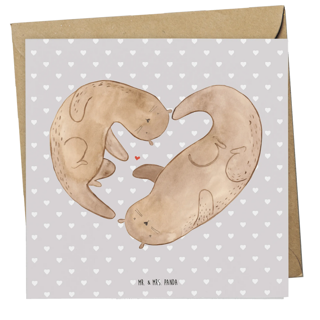 Deluxe Karte Otter Valentine faltkarte, doppelkarte, Glückwunschkarte, Klappkarte, Grußkarte, anlasskarte, Jahrestag, Liebe, Ehemann, Heiraten, Freundin, Verlobung, Heiratsantrag, Hocheitstag, Freund, Partner, Ehefrau, Liebesgeschenk, für Ehemann, Geschenk für Partner, für Männer, Mitbringsel, Hochzeitstag, Geschenk für Frauen, Valentinstag, Liebesbeweis, Geschenk für Freundin