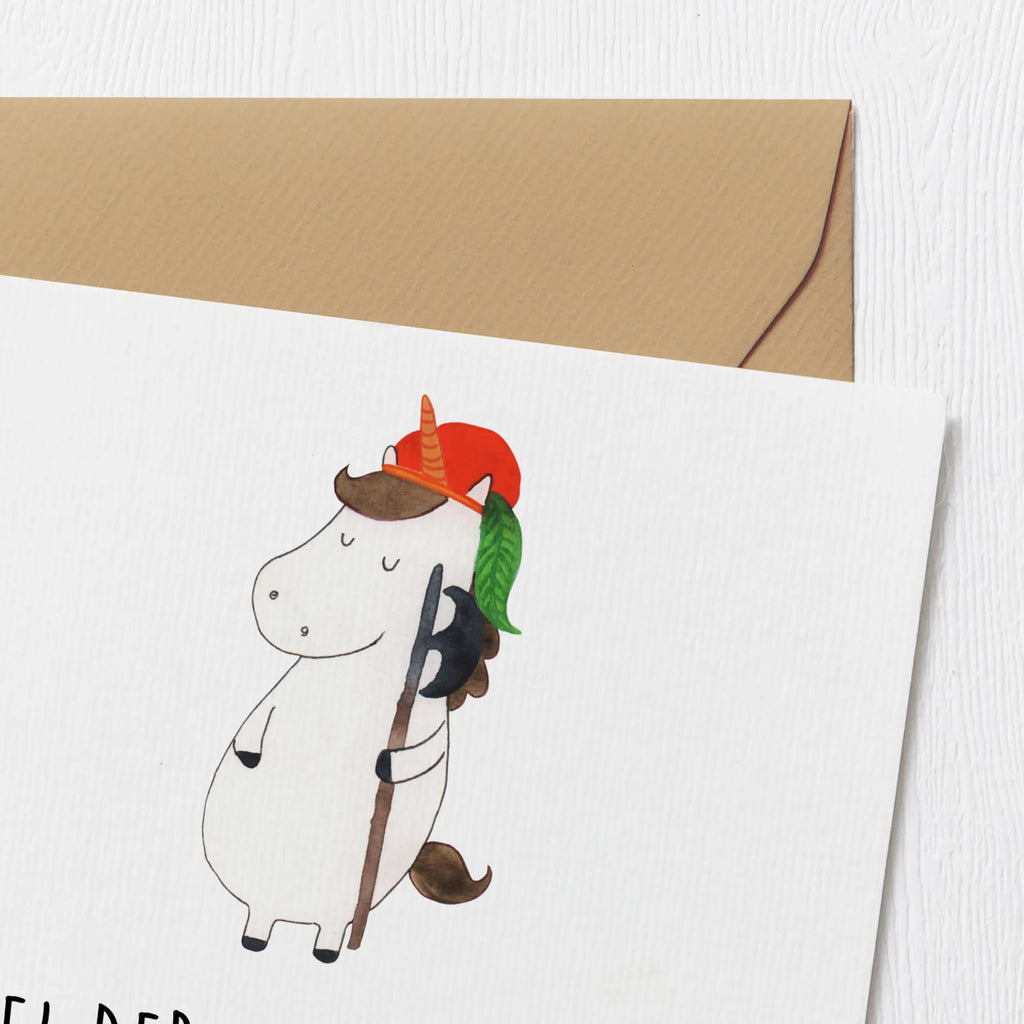 Deluxe Karte Einhorn Junge Karte, Glückwunschkarte, Hochwertige Klappkarte, Grußkarte, Hochwertige Grußkarte, Klappkarte, Einladungskarte, Geburtstagskarte, Hochzeitskarte, Einhorn, Einhörner, Einhorn Deko, Unicorn, Mittelalter, Bube