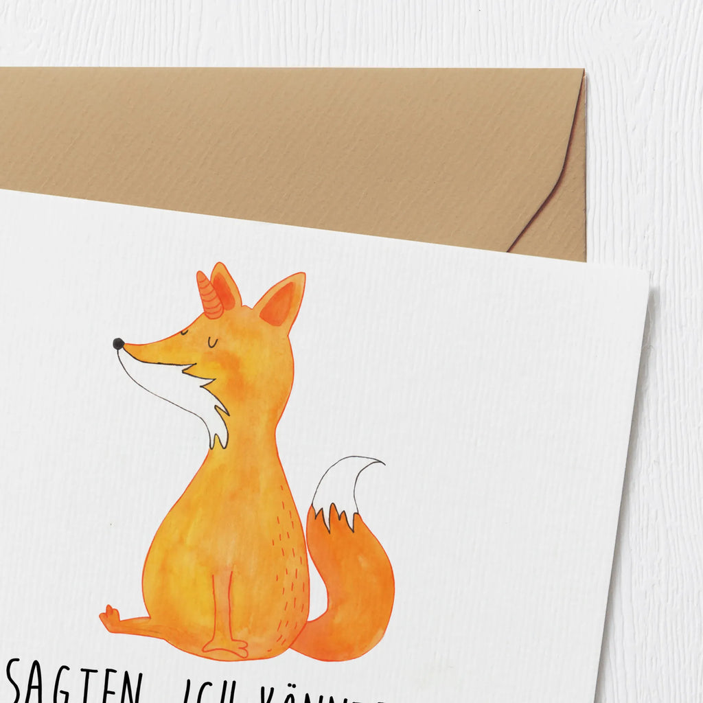 Deluxe Karte Einhorn Wunsch Hochwertige Grußkarte, Karte, Glückwunschkarte, Grußkarte, Geburtstagskarte, Klappkarte, Hochwertige Klappkarte, Einladungskarte, Hochzeitskarte, Einhorn, Einhörner, Einhorn Deko, Unicorn, Foxycorn, Fuchs, Unicorns, Füchse, Fuchshorn, Fuchshörnchen