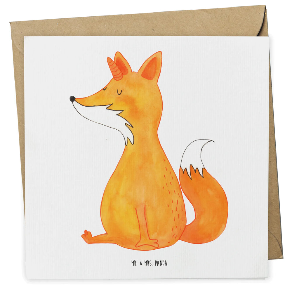 Deluxe Karte Einhorn Wunsch Hochwertige Grußkarte, Karte, Glückwunschkarte, Grußkarte, Geburtstagskarte, Klappkarte, Hochwertige Klappkarte, Einladungskarte, Hochzeitskarte, Einhorn, Einhörner, Einhorn Deko, Unicorn, Foxycorn, Fuchs, Unicorns, Füchse, Fuchshorn, Fuchshörnchen