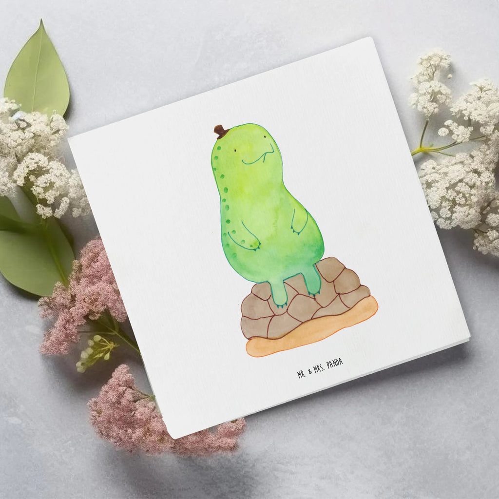 Deluxe Karte Schildkröte Pause Klappkarte, Karte, Glückwunschkarte, Einladungskarte, Hochwertige Klappkarte, Geburtstagskarte, Grußkarte, Hochwertige Grußkarte, Hochzeitskarte, Schildkröte, Achtsamkeit, achtsam, Entschleunigen