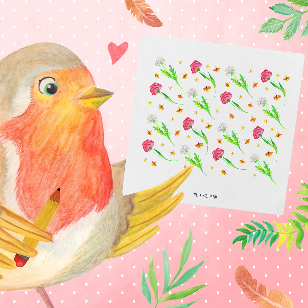 Deluxe Card Firefly Design Grußkarte, Klappkarte, doppelkarte, Glückwunschkarte, faltkarte, anlasskarte, Glühwürmchen, Pusteblumen, Blumen, Muster