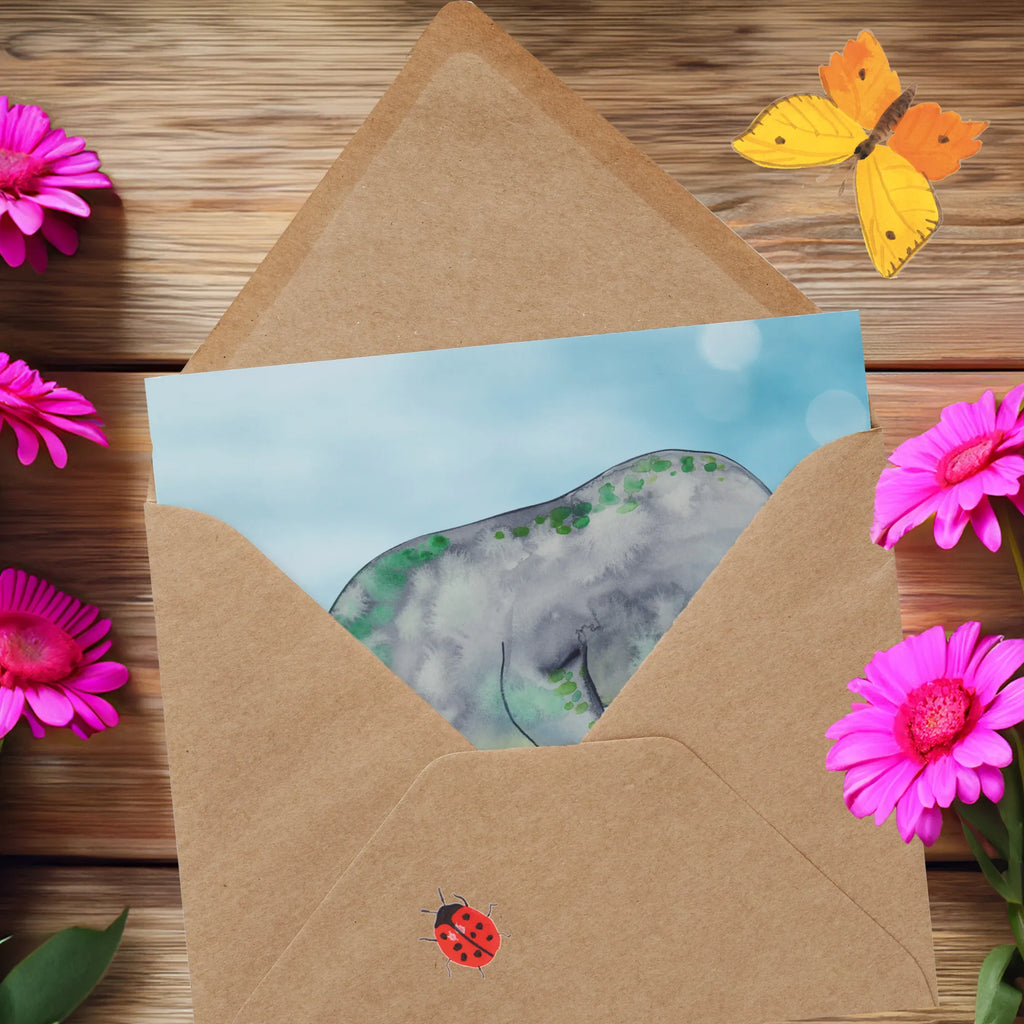 Deluxe Karte Seekuh Chillen anlasskarte, Grußkarte, doppelkarte, Klappkarte, faltkarte, Glückwunschkarte, Urlaub, Meerestiere, Meer, Diät, Seekuh, Abnehmen, Diätwahn, Zucker, Süßigkeiten, Essen, Seekühe