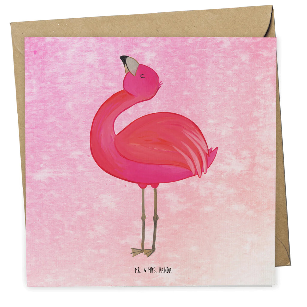 Deluxe Karte Flamingo Stolz Hochwertige Grußkarte, Hochwertige Klappkarte, Einladungskarte, Grußkarte, Geburtstagskarte, Glückwunschkarte, Klappkarte, Hochzeitskarte, Karte, Flamingo, Freude, Freundin, Schwester, stolz, Tochter, Selbstakzeptanz, Selbstliebe, beste Freundin, Mama