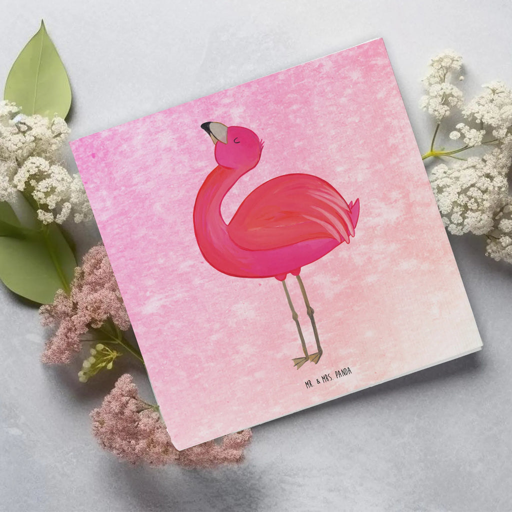 Deluxe Karte Flamingo Stolz Hochwertige Grußkarte, Hochwertige Klappkarte, Einladungskarte, Grußkarte, Geburtstagskarte, Glückwunschkarte, Klappkarte, Hochzeitskarte, Karte, Flamingo, Freude, Freundin, Schwester, stolz, Tochter, Selbstakzeptanz, Selbstliebe, beste Freundin, Mama