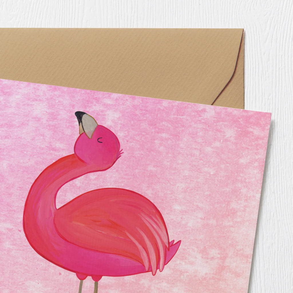 Deluxe Karte Flamingo Stolz Hochwertige Grußkarte, Hochwertige Klappkarte, Einladungskarte, Grußkarte, Geburtstagskarte, Glückwunschkarte, Klappkarte, Hochzeitskarte, Karte, Flamingo, Freude, Freundin, Schwester, stolz, Tochter, Selbstakzeptanz, Selbstliebe, beste Freundin, Mama
