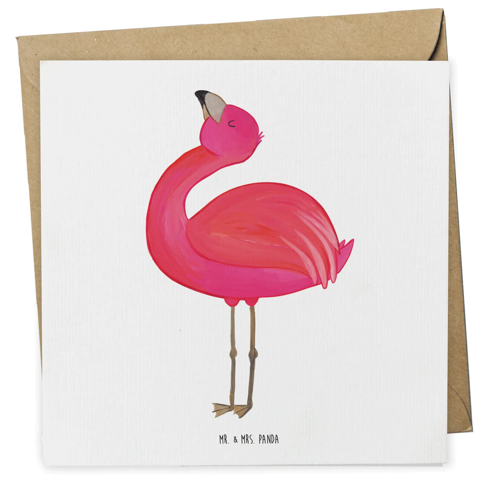 Deluxe Karte Flamingo Stolz Hochwertige Grußkarte, Hochwertige Klappkarte, Einladungskarte, Grußkarte, Geburtstagskarte, Glückwunschkarte, Klappkarte, Hochzeitskarte, Karte, Flamingo, Freude, Freundin, Schwester, stolz, Tochter, Selbstakzeptanz, Selbstliebe, beste Freundin, Mama