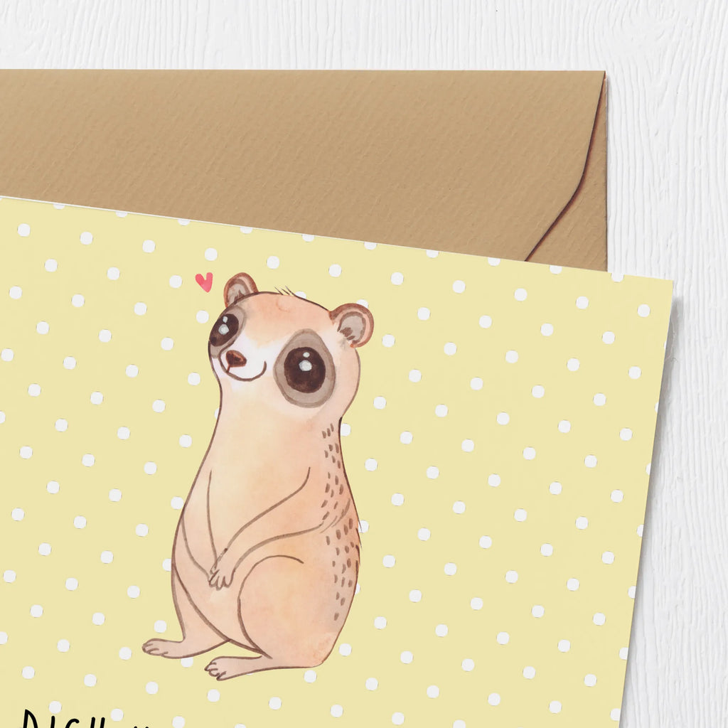 Deluxe Karte Plumplori Glücklich doppelkarte, anlasskarte, Glückwunschkarte, faltkarte, Klappkarte, Grußkarte, Tiere, Tiermotive, Lustige Sprüche, Gute Laune, Glück, Niedlich, Plumplori