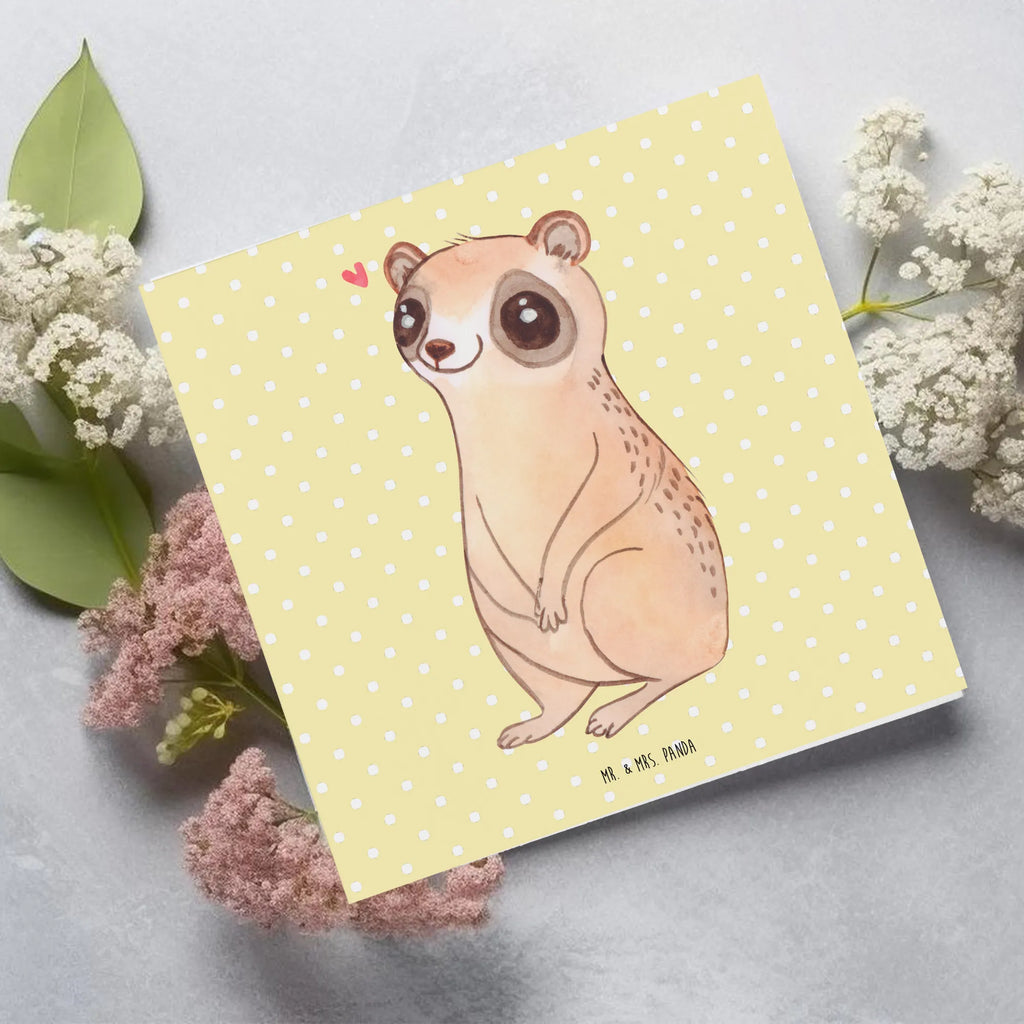 Deluxe Karte Plumplori Glücklich doppelkarte, anlasskarte, Glückwunschkarte, faltkarte, Klappkarte, Grußkarte, Tiere, Tiermotive, Lustige Sprüche, Gute Laune, Glück, Niedlich, Plumplori