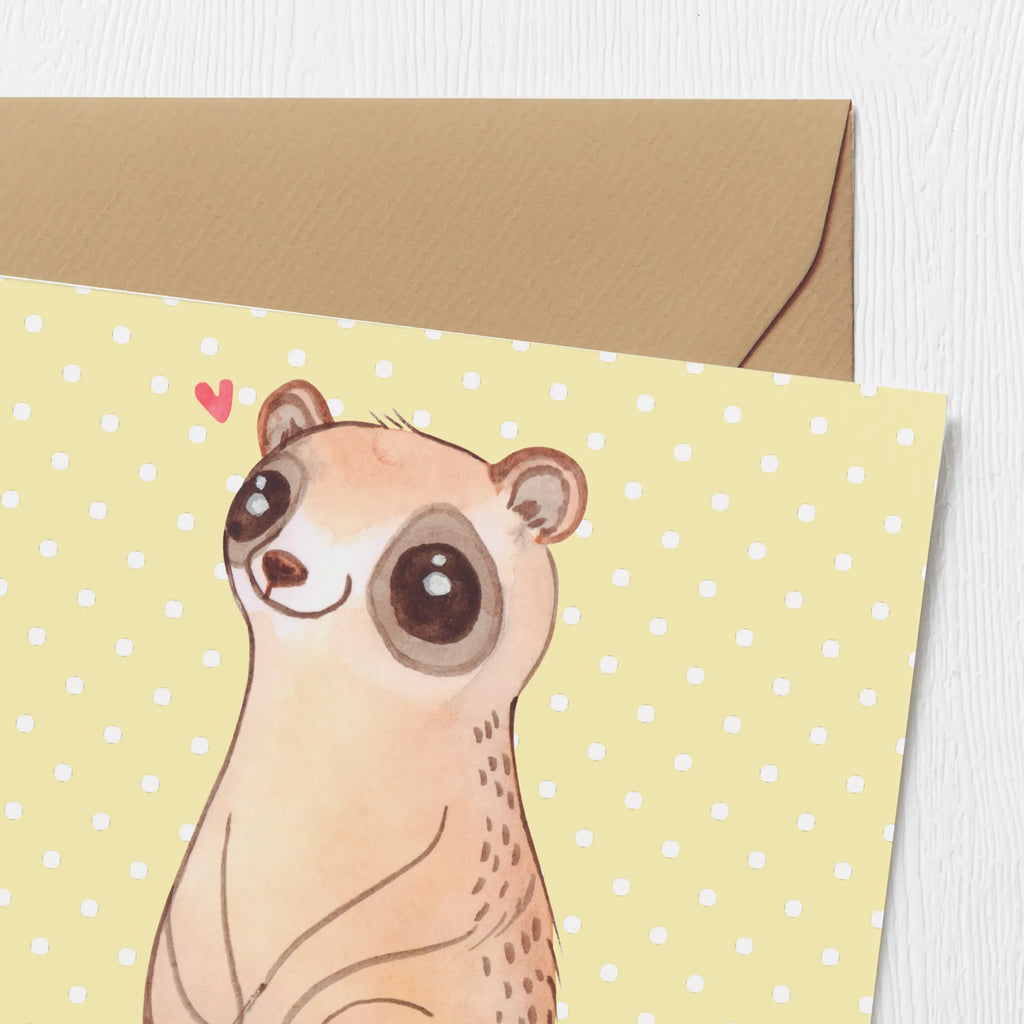 Deluxe Karte Plumplori Glücklich doppelkarte, anlasskarte, Glückwunschkarte, faltkarte, Klappkarte, Grußkarte, Tiere, Tiermotive, Lustige Sprüche, Gute Laune, Glück, Niedlich, Plumplori