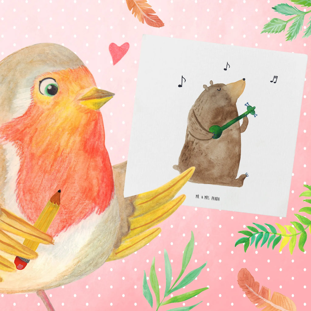 Deluxe Karte Bär Lied anlasskarte, Glückwunschkarte, doppelkarte, Grußkarte, Klappkarte, faltkarte, Teddybär, Teddy, Bär, Valentinstag, Bear, Bärchen, Partner, Geschenk, Song, Liebeslied, Lied, Herz, Frau, Valentine, Freundin, Spruch, Liebe