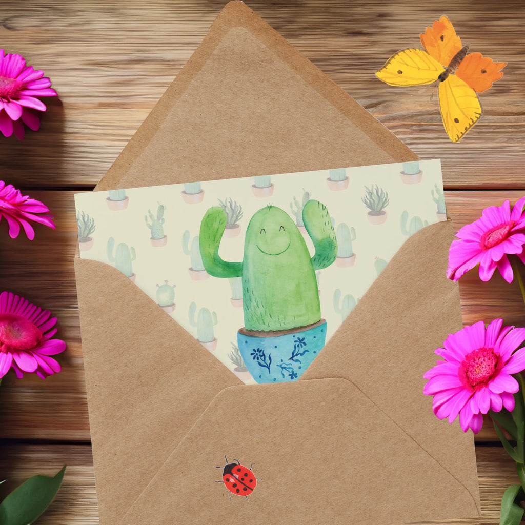 Deluxe Card cactus happy anlasskarte, doppelkarte, Glückwunschkarte, faltkarte, Klappkarte, Grußkarte, Kakteen, Kaktus, Büro, Familie, Kollegin, Büroalltag, Neustart, Kindersicherung, Kollege, Ausbildung, Spruch, Freundin, Mutter, Lustig, Motivation