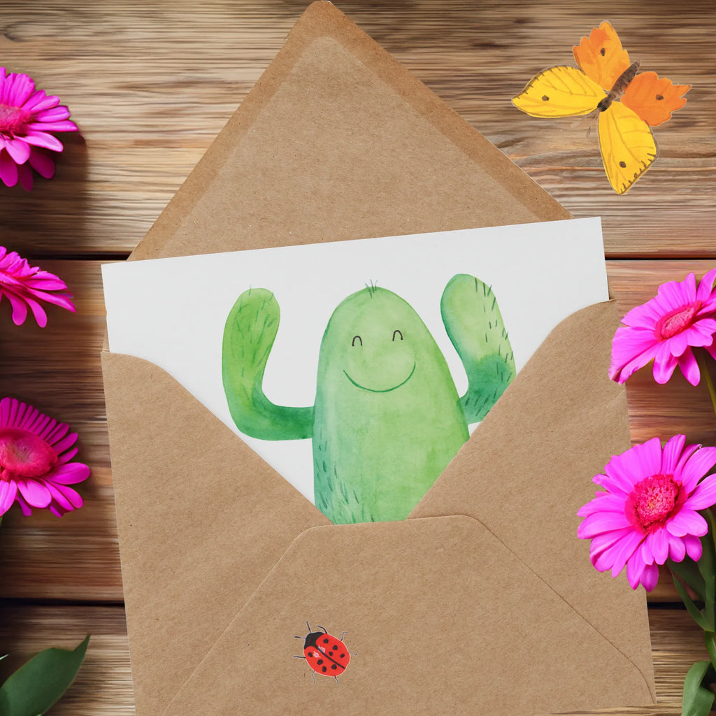 Deluxe Card cactus happy anlasskarte, doppelkarte, Glückwunschkarte, faltkarte, Klappkarte, Grußkarte, Kakteen, Kaktus, Büro, Familie, Kollegin, Büroalltag, Neustart, Kindersicherung, Kollege, Ausbildung, Spruch, Freundin, Mutter, Lustig, Motivation