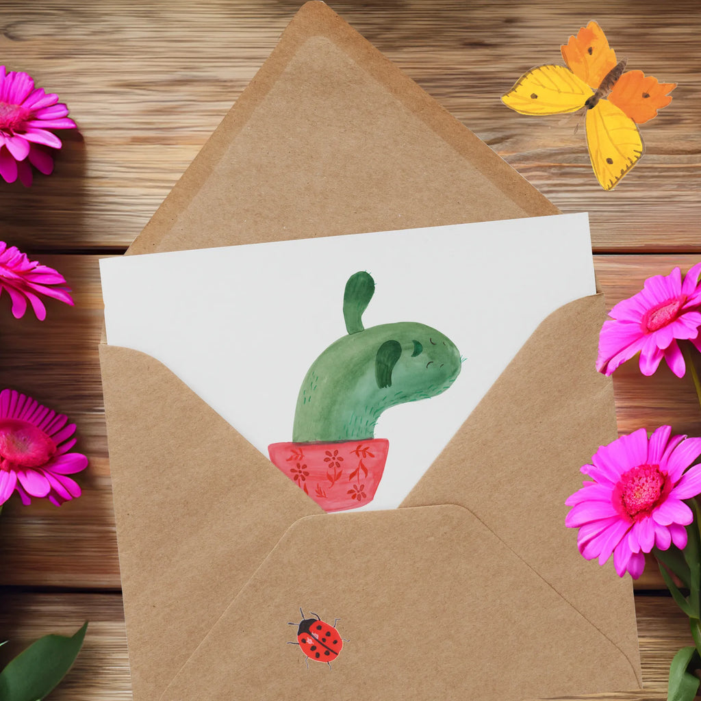 Deluxe Card cactus mummy Grußkarte, Glückwunschkarte, faltkarte, doppelkarte, anlasskarte, Klappkarte, Kakteen, Kaktus, Büroalltag, Motivation, Ärger, Schule, Büro, Quote, Kaktusliebe