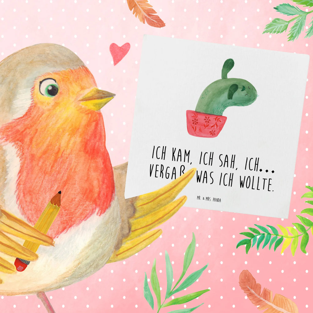 Deluxe Card cactus mummy Grußkarte, Glückwunschkarte, faltkarte, doppelkarte, anlasskarte, Klappkarte, Kakteen, Kaktus, Büroalltag, Motivation, Ärger, Schule, Büro, Quote, Kaktusliebe