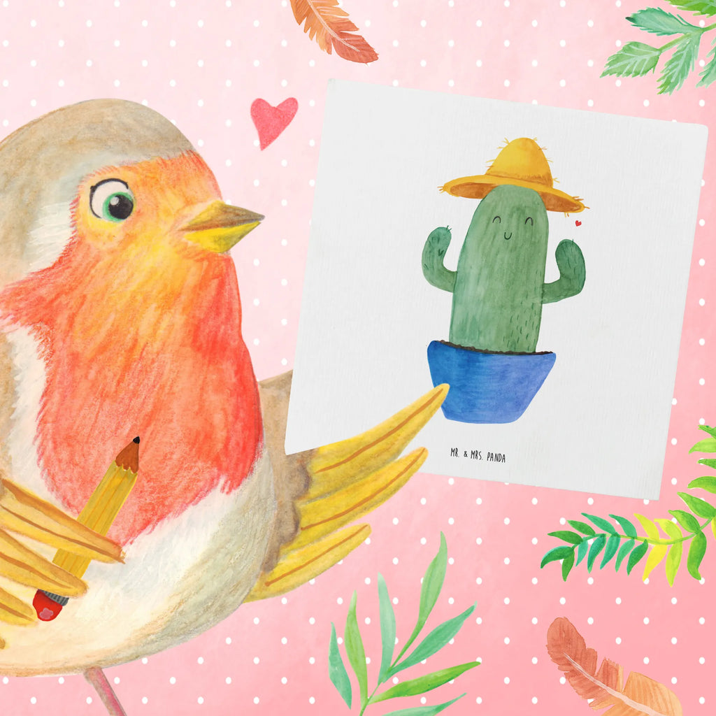 Deluxe Karte Kaktus Hut Klappkarte, doppelkarte, anlasskarte, faltkarte, Glückwunschkarte, Grußkarte, Kakteen, Kaktus, Weltreise, Motivation, Städtetrip, Kaktusliebe, Weltenbummler, Reisen, Reisetagebuch, Spruch, Geschenkidee