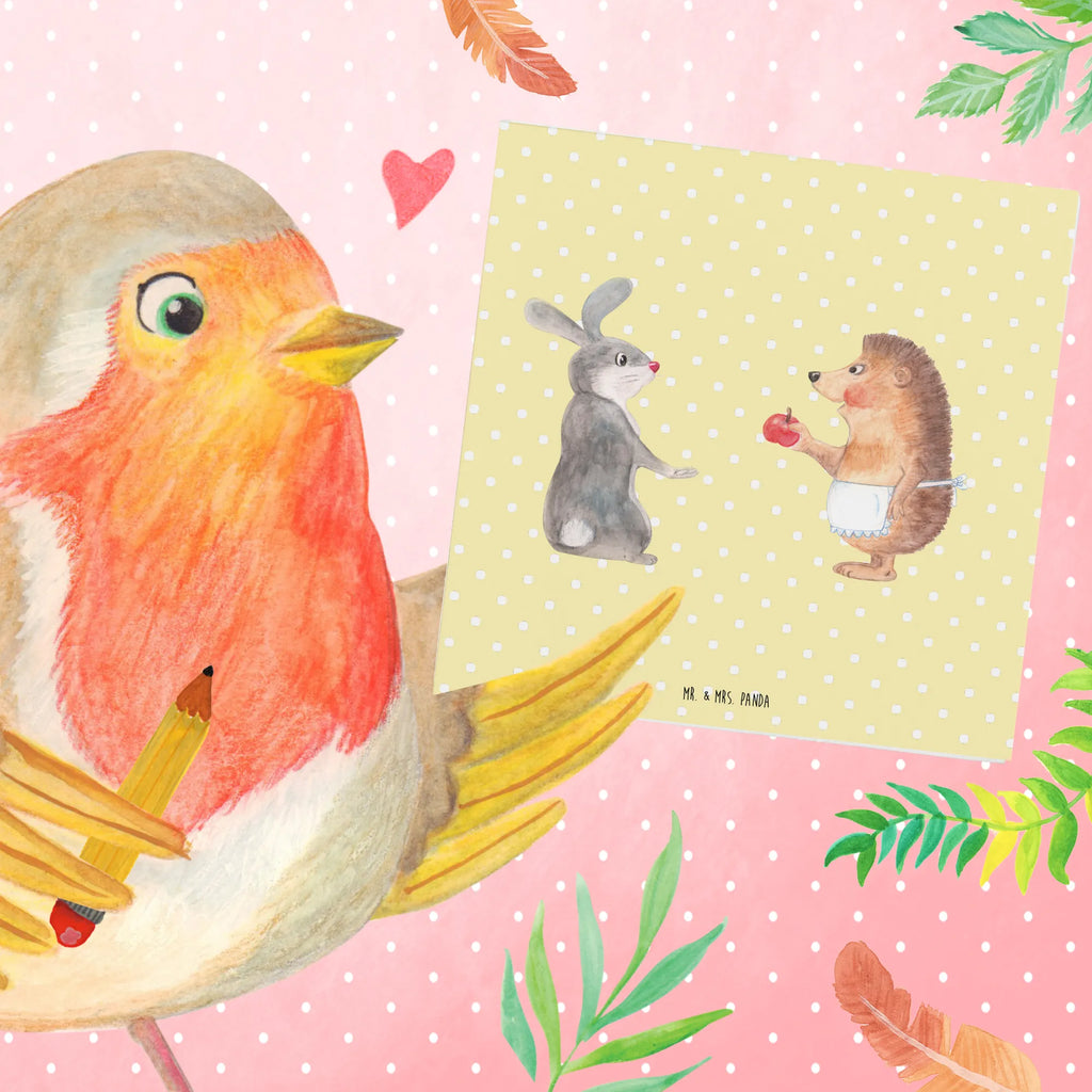 Deluxe Card Hare Hedgehog Geburtstagskarte, Hochwertige Klappkarte, Karte, Hochwertige Grußkarte, Grußkarte, Glückwunschkarte, Klappkarte, Hochzeitskarte, Einladungskarte, Tiermotive, Gute Laune, lustige Sprüche, Tiere, Trösten, Igel und Hase, Spruch romantisch, Trennungsschmerz, Igel, Liebeskummer Geschenk, Hase, Herzschmerz, Liebe Spruch