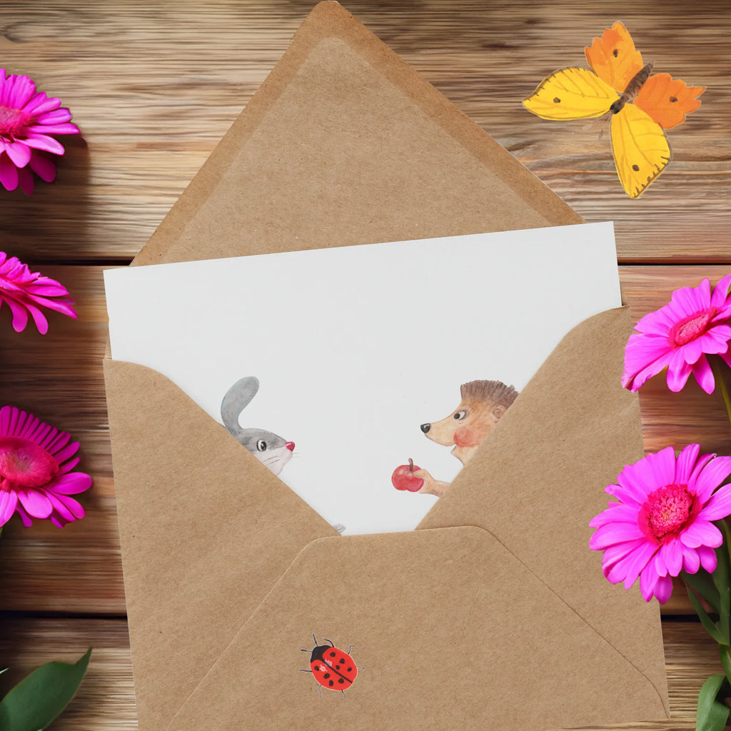 Deluxe Card Hare Hedgehog Geburtstagskarte, Hochwertige Klappkarte, Karte, Hochwertige Grußkarte, Grußkarte, Glückwunschkarte, Klappkarte, Hochzeitskarte, Einladungskarte, Tiermotive, Gute Laune, lustige Sprüche, Tiere, Trösten, Igel und Hase, Spruch romantisch, Trennungsschmerz, Igel, Liebeskummer Geschenk, Hase, Herzschmerz, Liebe Spruch